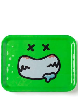 Seletti Monsters Ezio rectangle-shape tray - Green