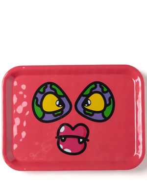 Seletti Monsters Tina rectangle-shape tray - Red