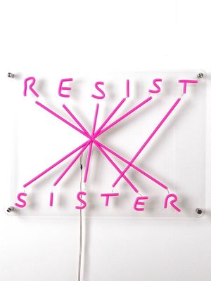 Seletti resist sister led lamp - FUCSIA