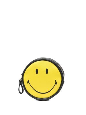 Seletti smiley-print purse - Yellow