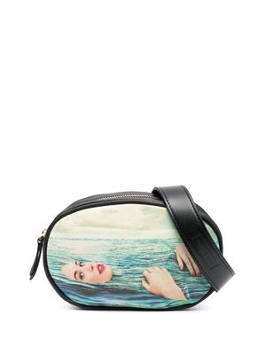 Seletti Toiletpaper Seagirl graphic-print belt bag - Black