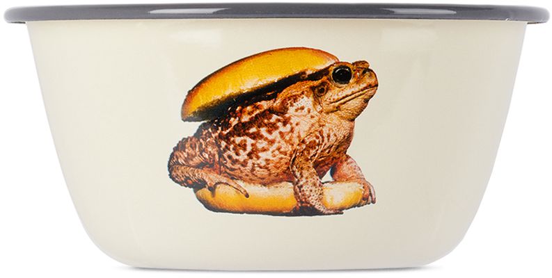 Seletti White Toiletpaper Edition Toad Bowl