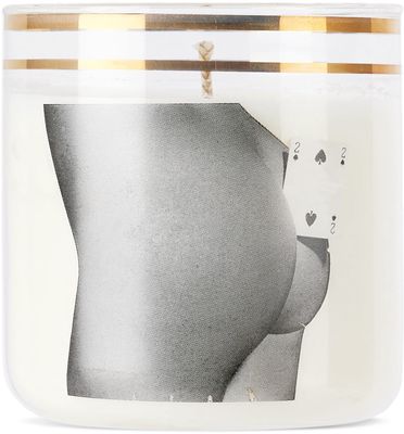 Seletti White TOILETPAPER Edition Two Of Spades Candle