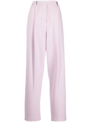 Self-Portrait high-waist tailored trousers - Pink