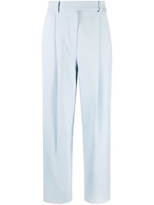 Self-Portrait high-waisted tailored trousers - Blue
