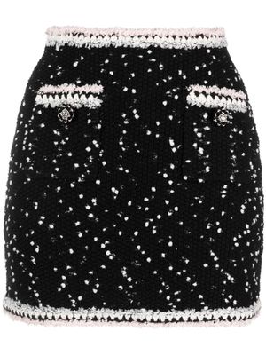 Self-Portrait knit mini skirt - Black