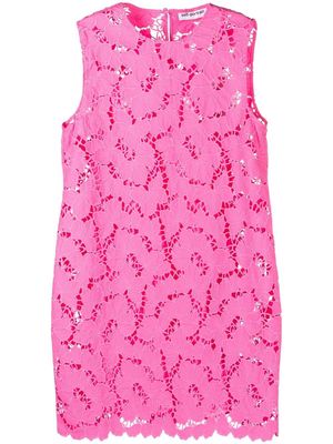 Self-Portrait sleeveless lace minidress - Pink