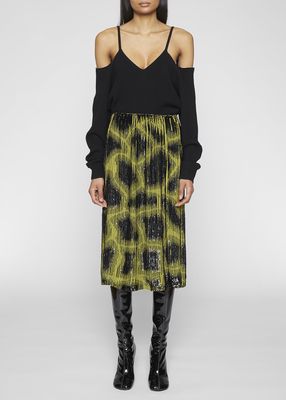 Seli Embellished Midi Skirt