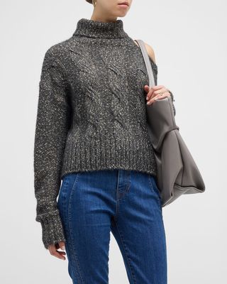 Selleck Metallic Turtleneck Sweater