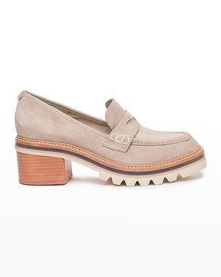 Selma Suede Penny Loafers