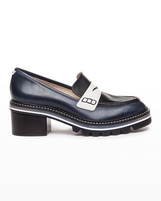 Selma Tricolor Penny Loafers