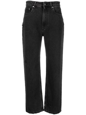 Semicouture cropped denim jeans - Black