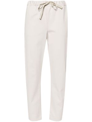 Semicouture drawstring-fastening track pants - Neutrals