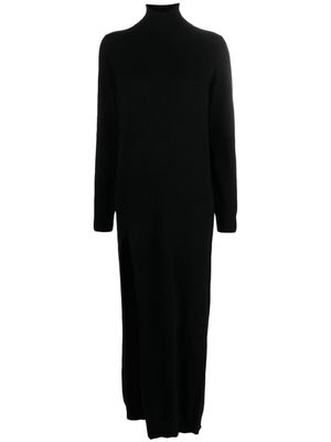 Semicouture fine-knit maxi dress - Black