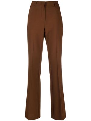 Semicouture flared tailored trousers - Brown