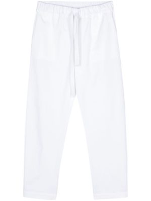 Semicouture gabardine tapered trousers - White
