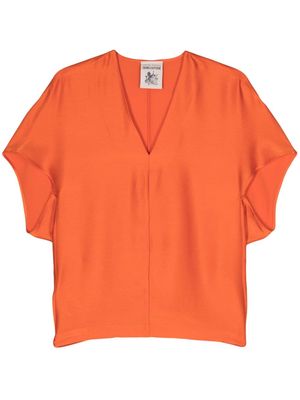 Semicouture Gabrielle Envers satin blouse - Orange