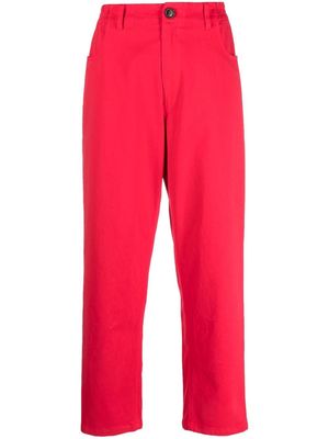 Semicouture Maxene straight-leg trousers - Red