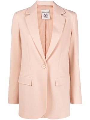 Semicouture notched-lapels single-breasted blazer - Pink