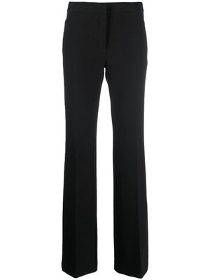 Semicouture pressed-crease straight-leg trousers - Black