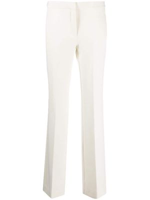 Semicouture pressed-crease straight-leg trousers - Neutrals