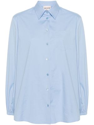 Semicouture puff-sleeved shirt - Blue