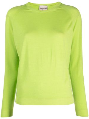 Semicouture round-neck knitted jumper - Green