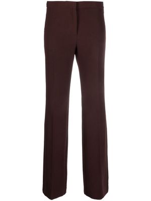 Semicouture straight-leg cut trousers - Brown