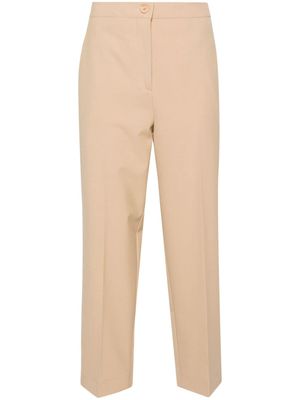 Semicouture straight-leg tailored trousers - Neutrals