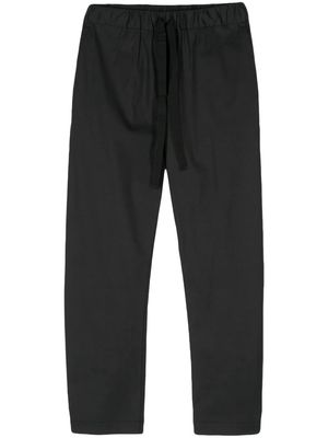 Semicouture tapered cropped trousers - Black