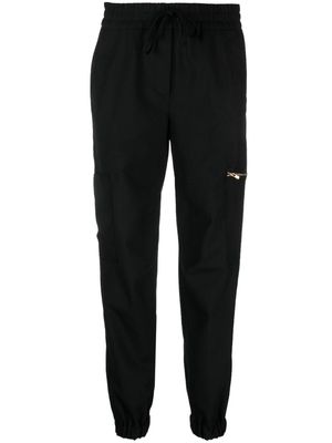 Semicouture tapered drawstring trousers - Black