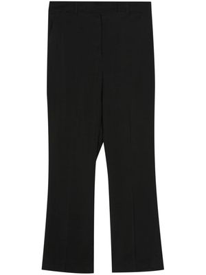 Semicouture tartan straight trousers - Black