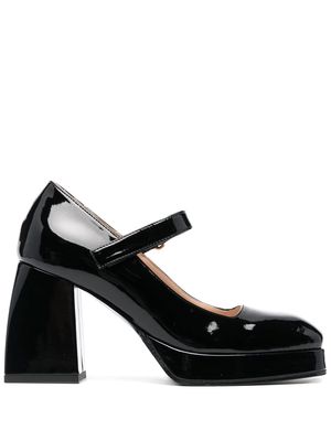 Semicouture Trix leather high-heel pumps - Black