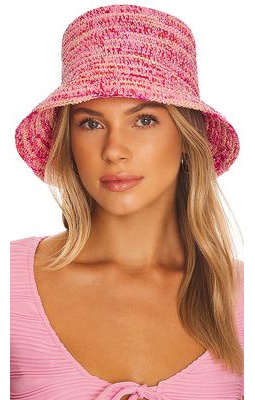 SENSI STUDIO The Traveler Lampshade Hat in Pink.