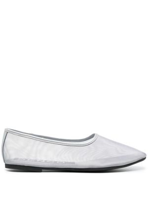Senso Dena mesh ballerina shoes - Silver