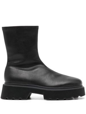 Senso Jonas 45mm round-toe boots - Black