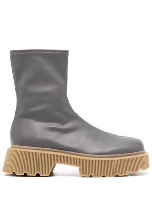 Senso Jonas 45mm round-toe boots - Grey