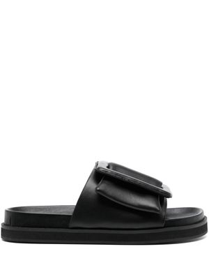 Senso Nola buckle-strap leather sandals - Black