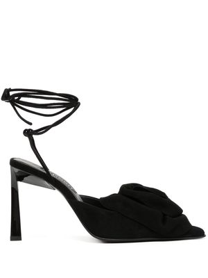 Senso Ottilie 90mm lace-up suede sandals - Black