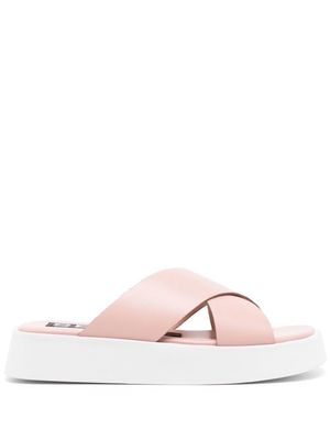 Senso Pippi I crossover platform sandals - Pink