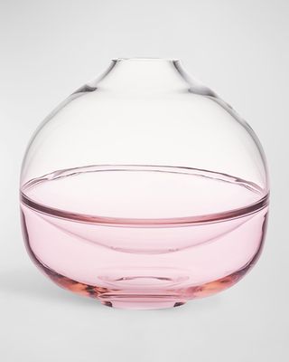 Septum Pink Glass Décor Object