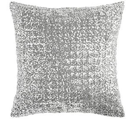 Sequins Decorative Pillow 20" x 20" by Lush Dec or