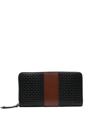 Serapian calf leather wallet - Black
