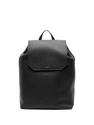 Serapian Day grained-leather backpack - Black