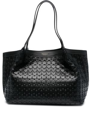 Serapian Mini Secret Mosaico Handbag - Black