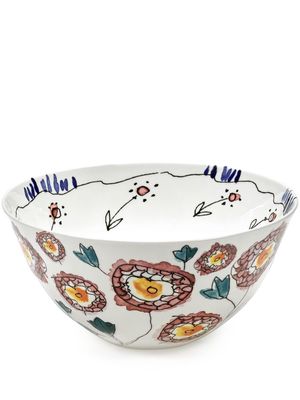 Serax x Marni Midnight Flowers serving bowl - White
