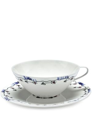 Serax x Marni Midnight Flowers teacup and saucer - White