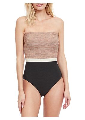 Serenity Bandeau One-Piece Swimsuit