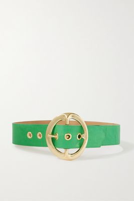 Sergio Hudson - Leather Waist Belt - Green