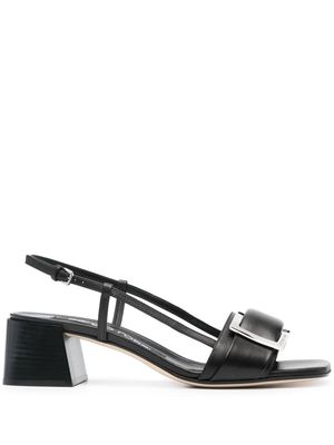 Sergio Rossi 50mm buckle sandals - Black